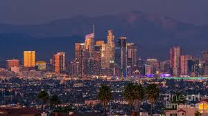 Maybe you would like to learn more about one of these? Los Angeles Skyline At Sunset Photograph By Lavin Photography