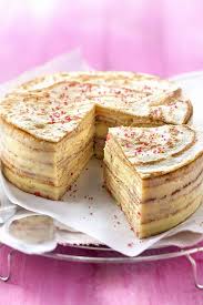 Recette Gateau De Crepes A La Creme Patissiere Citronnee Recette Gateau Crepe Recette Gateau Patissiere