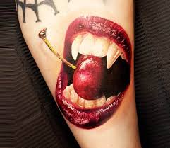 Belgian tattoo artist indy voet places secret tattoos on a hidden body part that probably only your dentist will be able to spot—the roof of the mouth. Vampire Mouth Tattoo By Marek Hali Post 20916