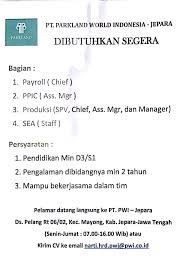 Saya telah membaca dan menyetujui syarat & ketentuan dan kebijakan privasi. Lowongan Kerja Parkland World Indonesia Pwi Lowongan Kerja Update Indonesia