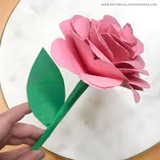 Trace more petals on to your paper and cut out around 12. Crafts Seed Paper Roses Botanical Paperworks