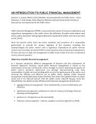 The finance manager will ensure our companies have the cash and liquidity to meet its obligations, will be involved in securing credit from banks and other. Pdf An Introduction To Public Financial Management Geta Abera Academia Edu