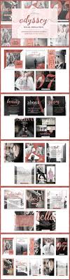 Odyssey media is a marketing & communications company focused on connecting and empowering influential and affluent multicultural women around the world. Odyssey Social Media Pack Social Media Pack Social Media Typographic Layout