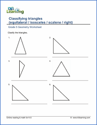 5.oa operations and algebraic thinking ► evaluate numerical 5th grade math testing preparation helps your kid. Grade 5 Geometry Worksheets Classifying Triangles K5 Learning