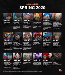 Spring 2020 Calendar Anime Just come and enjoy your anime and use tons of great features. spring 2020 calendar anime