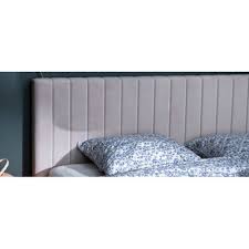 Votre tête de lit au meilleur rapport qualité/prix c'est ici ! Tete De Lit En Velours Beige Grise L170 Cm Neha Brico Prive