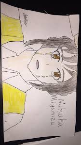 Anime Your Name Mitsuha Miyamizu Drawing It S Mitsuha But In A Different Light Not The Best But I Tried Art Drawings Different Light