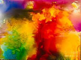Decorate your walls with these lively watercolor burst prints. Color Burst Painting By Mary Shannon Hurst