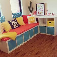 Ikea Hack Kallax Bank Voor Kids Home Kallax Ikea Simple Playroom