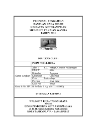 Klik di sini untuk informasi file lengkap contoh proposal penanganan covid 19 selengkapnya. Proposal Pengajuan Bantuan Dana Hibah Kegiatan Keterampilan Menjahit Pakaian Wanita Tahun 2021