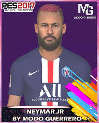 Neymar is a 28 year old, 92 rated left wing forward from brazil. Pes2017 Face Neymar Jr By Modo Guerrrero Pes Patch