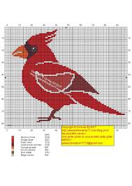 Free Cross Stitch Pattern Cardinal Bird Free Du Lundi Mes Petites Croix Et Moi Diy Cross Stitch Cross Stitch Patterns Cross Stitch Designs