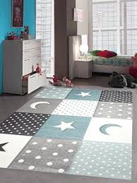 Kinderteppich Teppich Kinderzimmer Babyteppich Stern Mond In Blau Turkis Grau Creme Grosse 120x170 Cm Dekoideen Online Finden In 2020 Teppich Kinderzimmer Teppich Kinderzimmer Junge Baby Teppich
