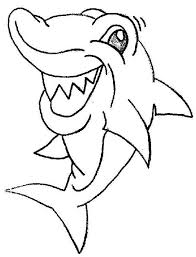 This Shark Is Seeing Something Funny Coloring Page Kids Play Color Shark Coloring Pages Cartoon Coloring Pages Animal Coloring Pages