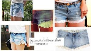 Diy Denim Shorts Denim Diy Diy Shorts Diy Denim Shorts