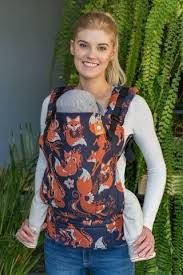Natibaby Foxes Orenji Tula Baby Carrier Tula Baby Carrier Baby Carrier Baby Wearing