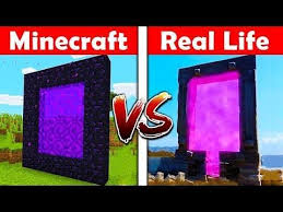 How is the nether realm different from the overworld in minecraft? Minecraft Nether Portal In Real Life Minecraft Vs Real Life Animation Real Life Minecraft Real Life Minecraft Nether Portal