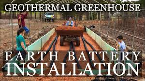 While geothermal heating and cooling costs several times more than other technologies, these systems pay for themselves in energy savings in 5 to 10 national geographic estimates that federal and local rebates together amount to roughly 30 to 60 percent of the cost of a geothermal system. Diy Geothermal Greenhouse Part 4 Earth Battery Installation Youtube