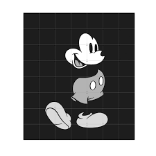 Tapis pas cher, le spécialiste de la vente de tapis à prix réduit. Mickey Mouse Noir Et Blanc D Ixxi Connox