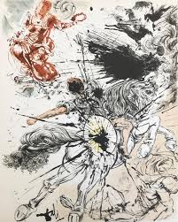 Spanischer maler, grafiker, schriftsteller, bildhauer und bühnenbildner. Don Quichotte Apparition De Dulcinee Von Salvador Dali 1957 Editionen Artsper 634143