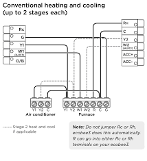 Current flows in a conductor. Ecobee3 Wiring Diagrams Ecobee Support