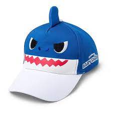 Baby Shark Baseball Cap In Blue White Shark Hat Baseball Cap Baby Shark
