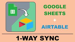 how to sync google sheets airtable multi project management excel
