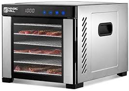 Black And Decker Mini Fridge With Freezer Temperature Control Amazon Com Maquina De Desidratacao De Alimentos Comercial Magic Mill Facil Configuracao Tempori In 2020 Food Dehydrator Machine Dried Vegetables Dehydrator Recipes