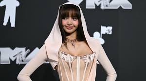 Blackpinks Lisa Looks Like a Rockstar in a Nude Corset Dress at the 2024  VMAs | Marie Claire