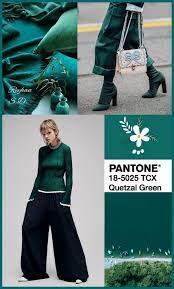 Pantone Fall Winter 2018 2019 Colors Trends Quetzal Green By Reyhan S D Pantone Fall Color Trends Fashion Color Trends