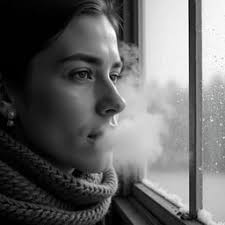 Free Misty Window Hands Image