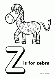 With our free pdf printables with these letter picture templates, you will get great looking, clear alphabet letters, words and pictures perfectly formatted to print on a4 paper. Letter Z Coloring Pages Of Alphabet Z Letter Words For Kids 168695 Coloring Library