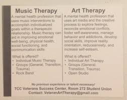 Back Side Of The Veteran Art Therapy Information Cards Art Therapy Art Therapist Creative Arts Therapy