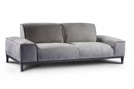 Loveseats function in the same way as 2 seater sofas. Two Seater Sofa With Large And Square Armrests Idfdesign