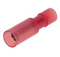 22-18 AWG Female Bullet Connector - Insulated Quick-Connect Crimp Terminal  - 22-18 AWG