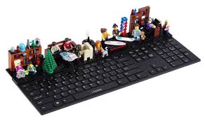 將輸入工具化身桌面藝術裝置 相容於大與微型積木的薄型剪刀腳鍵盤i rocks k23w 癮科技cool3c electronic products computer object