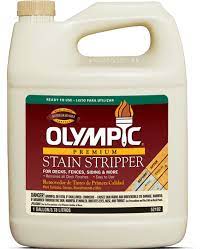 In cleaning your deck, it is important to remove the old deck sealer first with a deck stripper. Olympic Premium Stain Deck Stripper