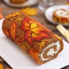 Patterned Pumpkin Roll From Sugarhero Com Pumpkin Rolls Recipe Pumpkin Roll Pumpkin Roll Recipe Easy