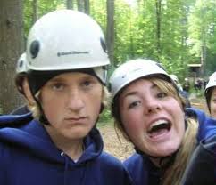 AOT's Colin Judge and Rachel Noyes were both at AOT headquarters in Barre  recently when they bumped into each other unexpectedly. Both work in the  Highway Division, where Colin was recently named