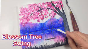 Maybe you would like to learn more about one of these? Cherry Blossom Tree Easy Acrylic Painting How To Paint For Beginners Youtube