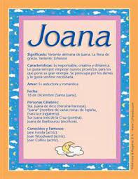 Joana Significado De Joana
