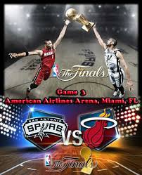 Kawhi leonard scores 22 points, manu ginobili adds 19 points to lead the spurs to a decisive game 5 rout over the heat, securing the 2014 nba championship. Nba The Finals Game 3 San Antonio Spurs Vs Miami Heat 2014