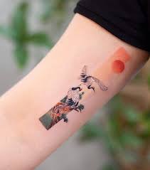 This flower present in many tattoo designs for women is closely tied to the buddhist religion, depicting the struggle to reach the full potential in life and spiritual awakening.; Pin By Dinara Darkulova On Tattoos Body Art Tattoos Arm Band Tattoo Simplistic Tattoos