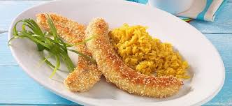 Sesambanane Mit Curryreis Rezept Rezept Curryreis Rezepte Lebensmittel Essen