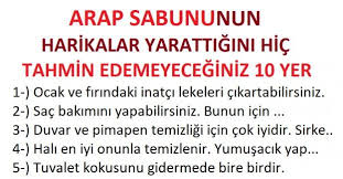 Arap sabunu bir zamanlar her evde özellikle halı temizliğinde kullanılmak üzere yer alırdı. Bilgilenme Panosundaki Pin
