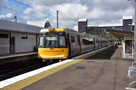 Queensland Rail Emu Set 76 On A Caboolture To Ipswich Train During The Afternoon Peak At Petrie Station 2 3 2016 Ipswich Queensland Public Transport