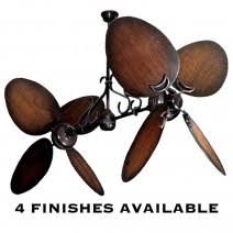 They also feature other crucial outdoor features like damp/wet rated, remote function, among others. Dual Ceiling Fans Double Headed Ceiling Fan Twin Motors Modernfanoutlet Com