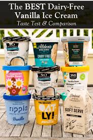 We compared half a cup of vanilla from six popular store brands to see the calories, fat and sugar content, and ingredients in each. The Best Dairy Free Vanilla Ice Cream You Can Buy Taste Test