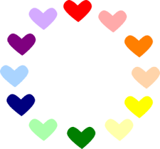 Art rainbow color paint splash vector background. Heart Rainbow Png Clip Art Heart Rainbow Transparent Png Image Cliparts Free