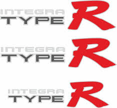 Integra honda genuine rear integra type r sticker h75717st7g01za b. Zen Graphics Honda Integra Type R Dc2 Db8 Replacement Side And Rear Decals Stickers For Darker Paint
